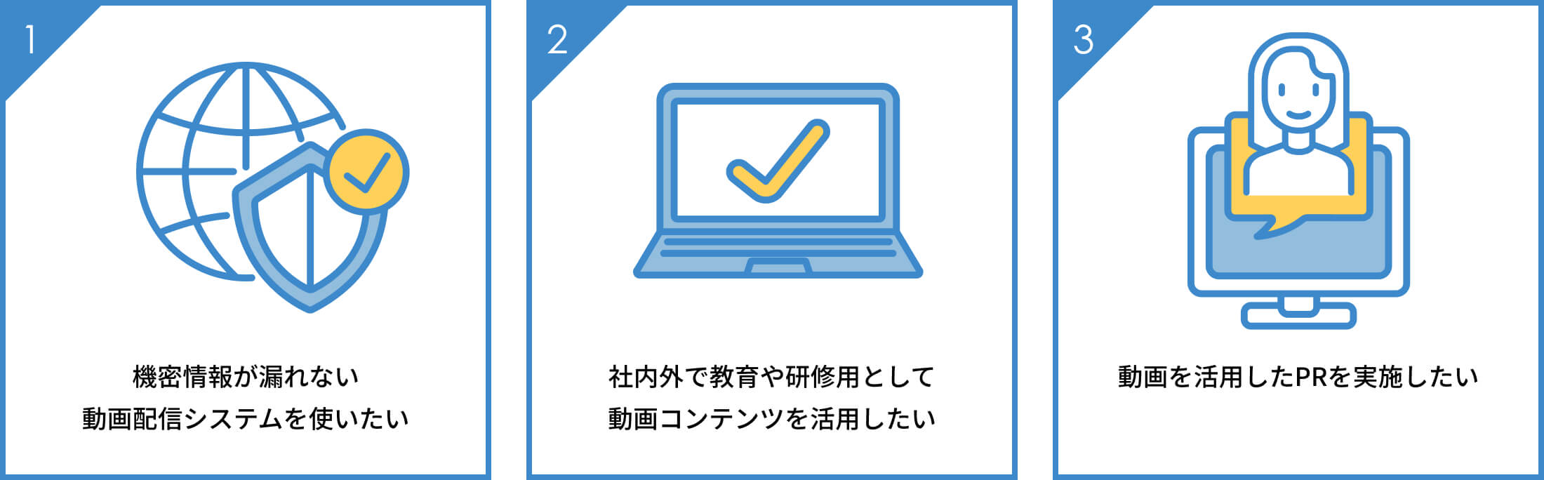 動画配信に伴うセキュリティ対策のこんなお悩み解決します