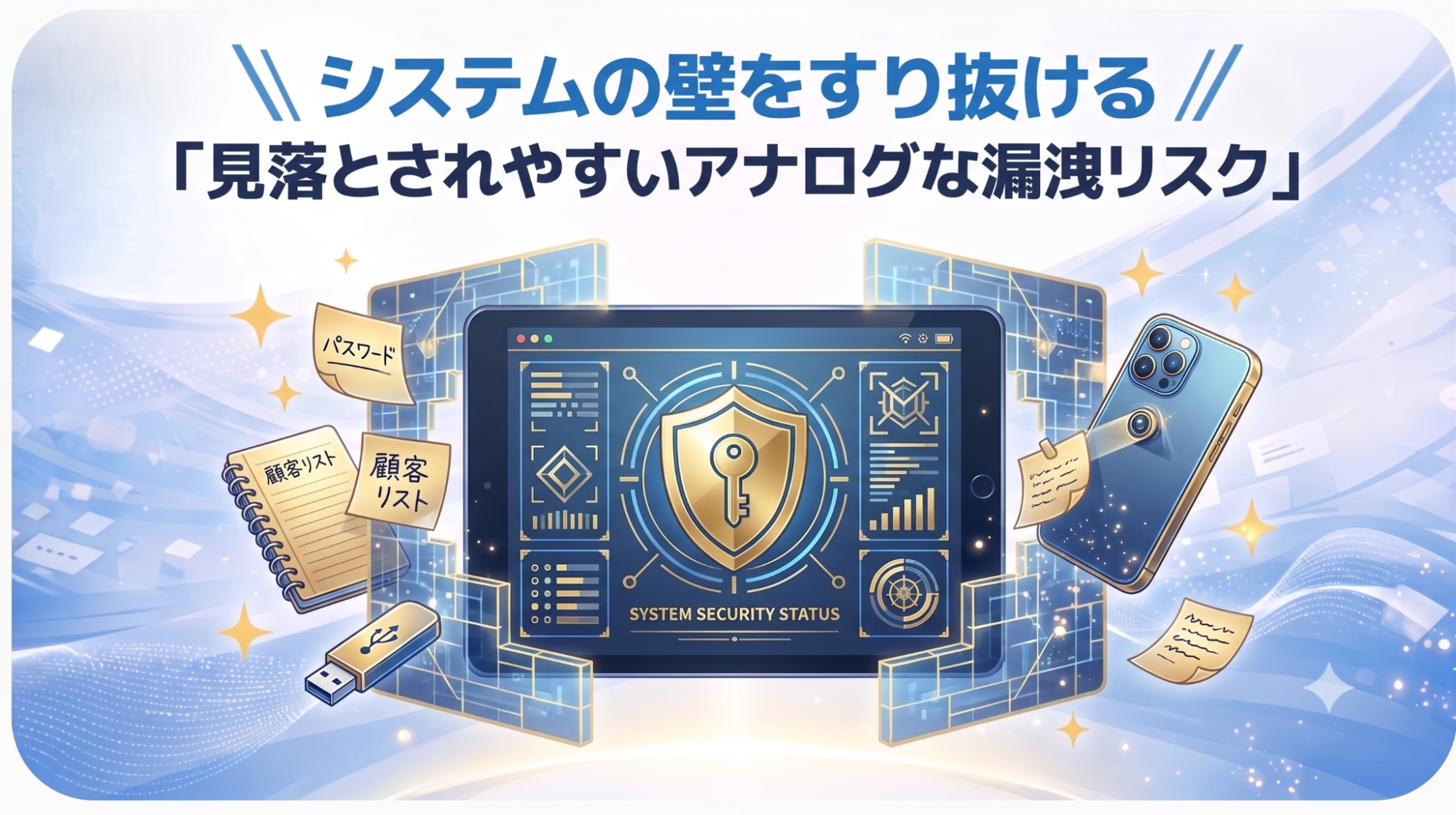 アナログな情報漏洩リスク